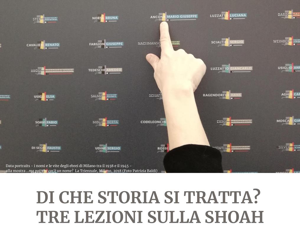 10-17-24|09 Vicenza: aperte le iscrizioni per il corso “Di che storia si tratta? Tre lezioni sulla Shoah”