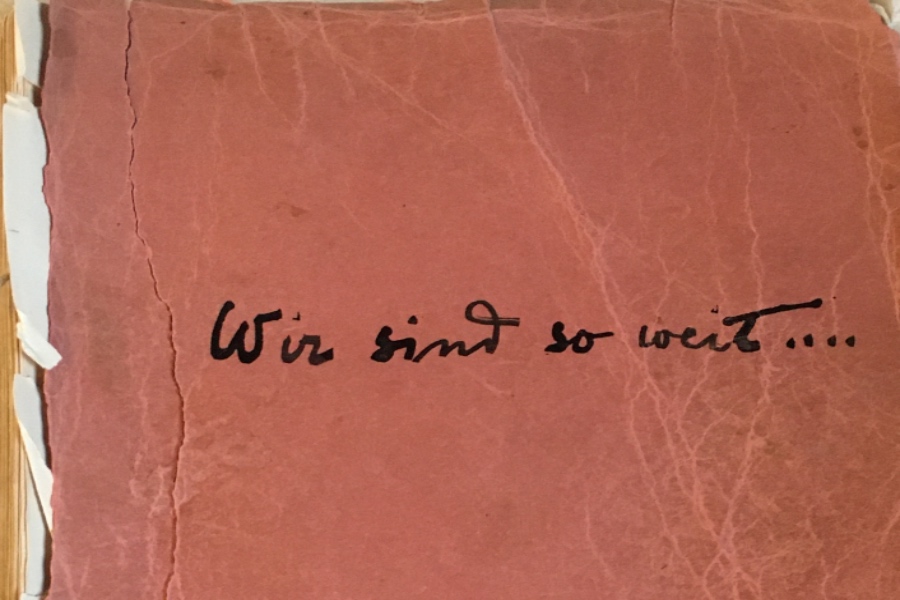 “Wir sind so weit…” Il manoscritto originale di Menachem M. Selinger
