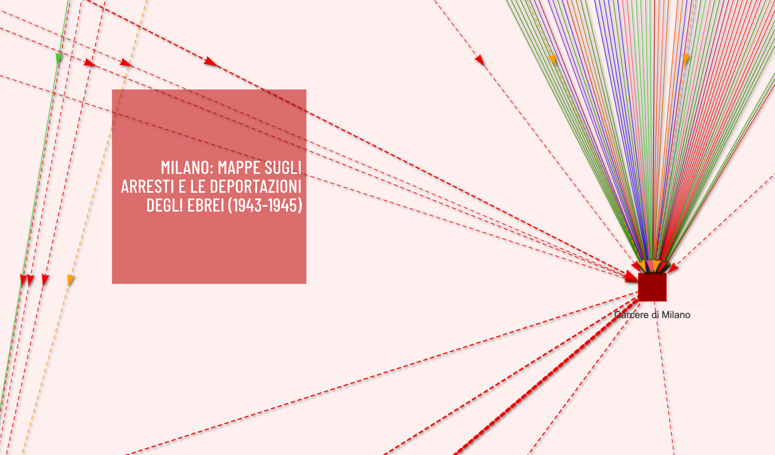 Online le mappe digitali sugli arresti e le deportazioni da Milano