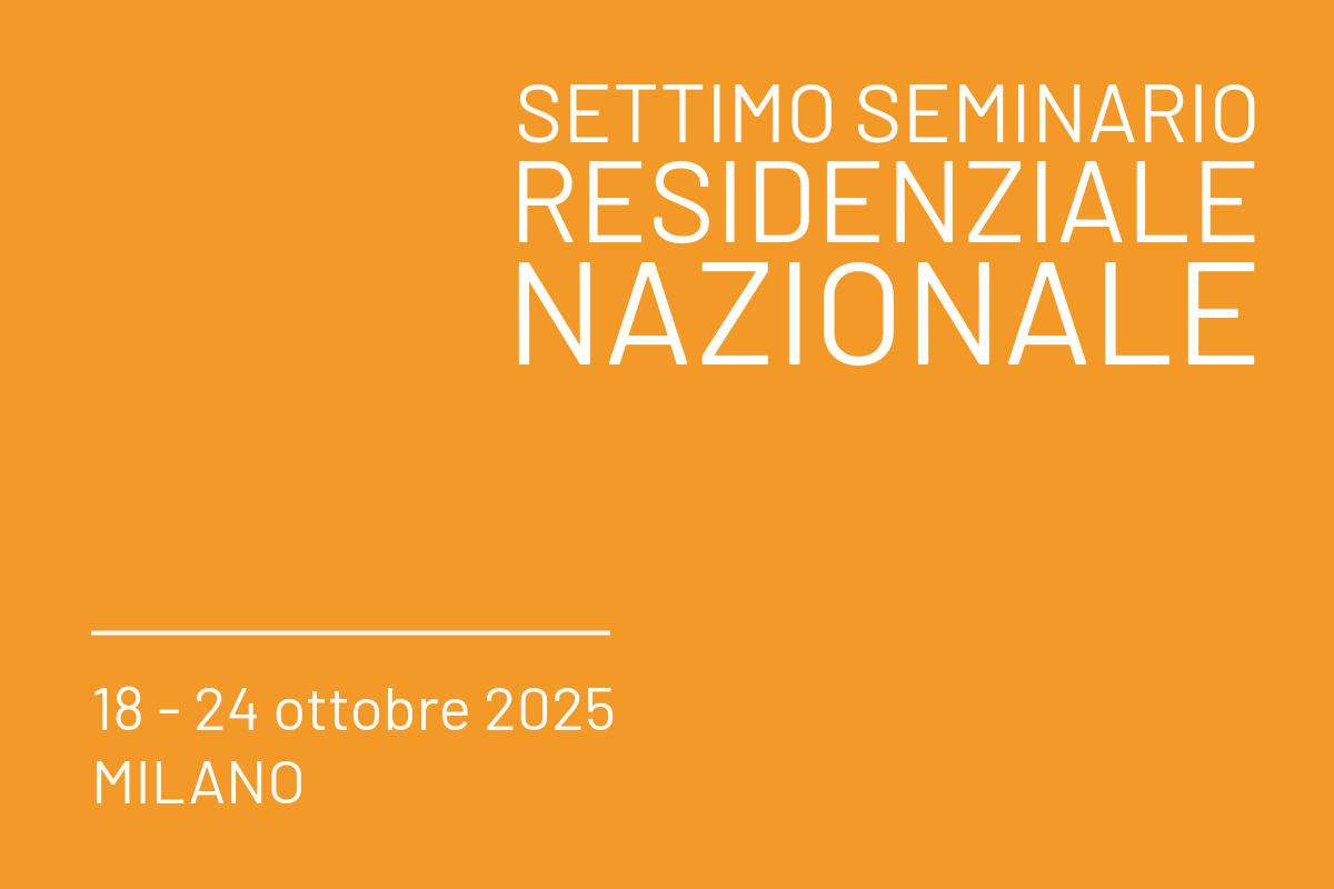 SAVE THE DATE 19-24|10 Seminario residenziale nazionale per docenti e professionisti dell’istruzione