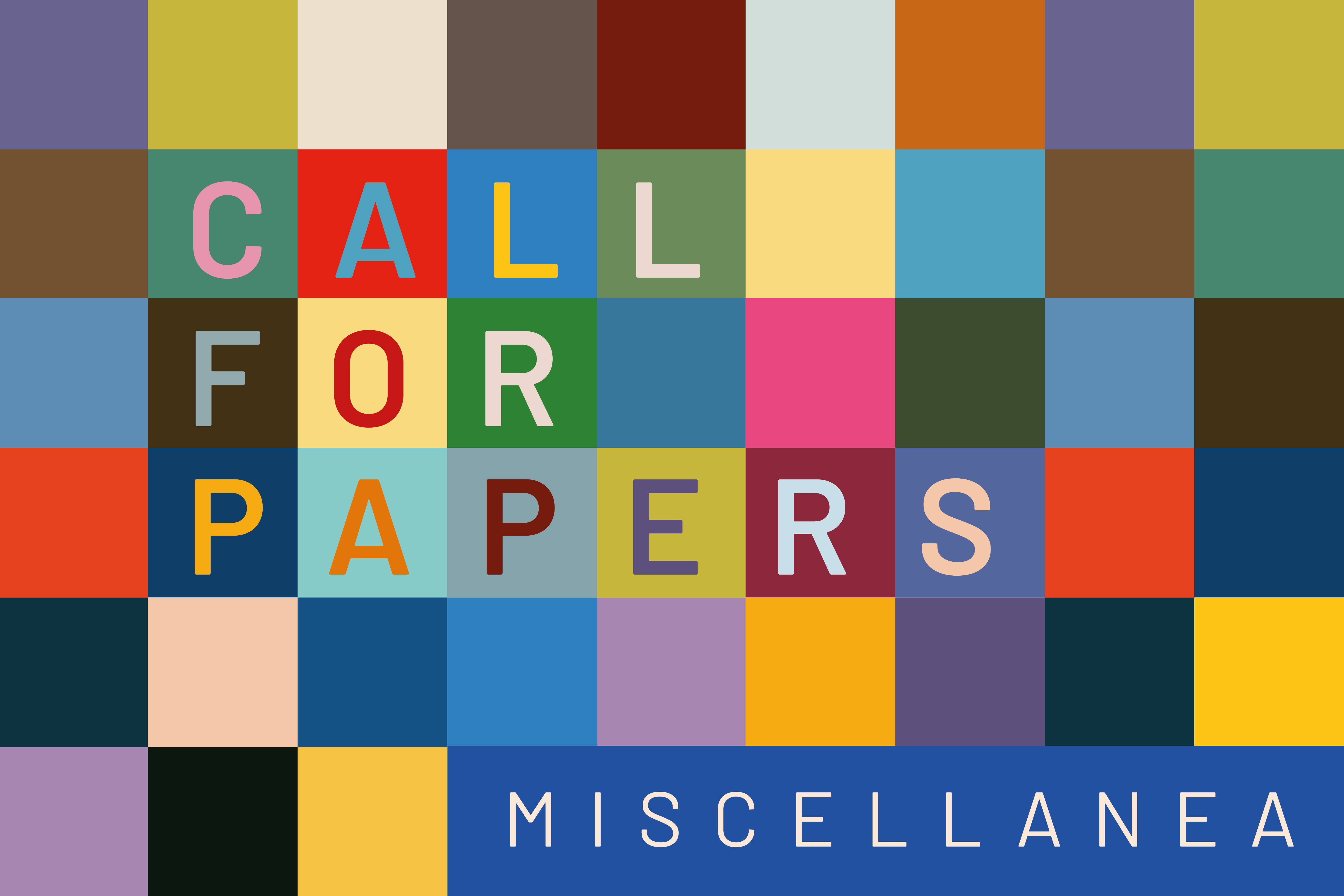 Quest: nuova Call for papers – Miscellanea